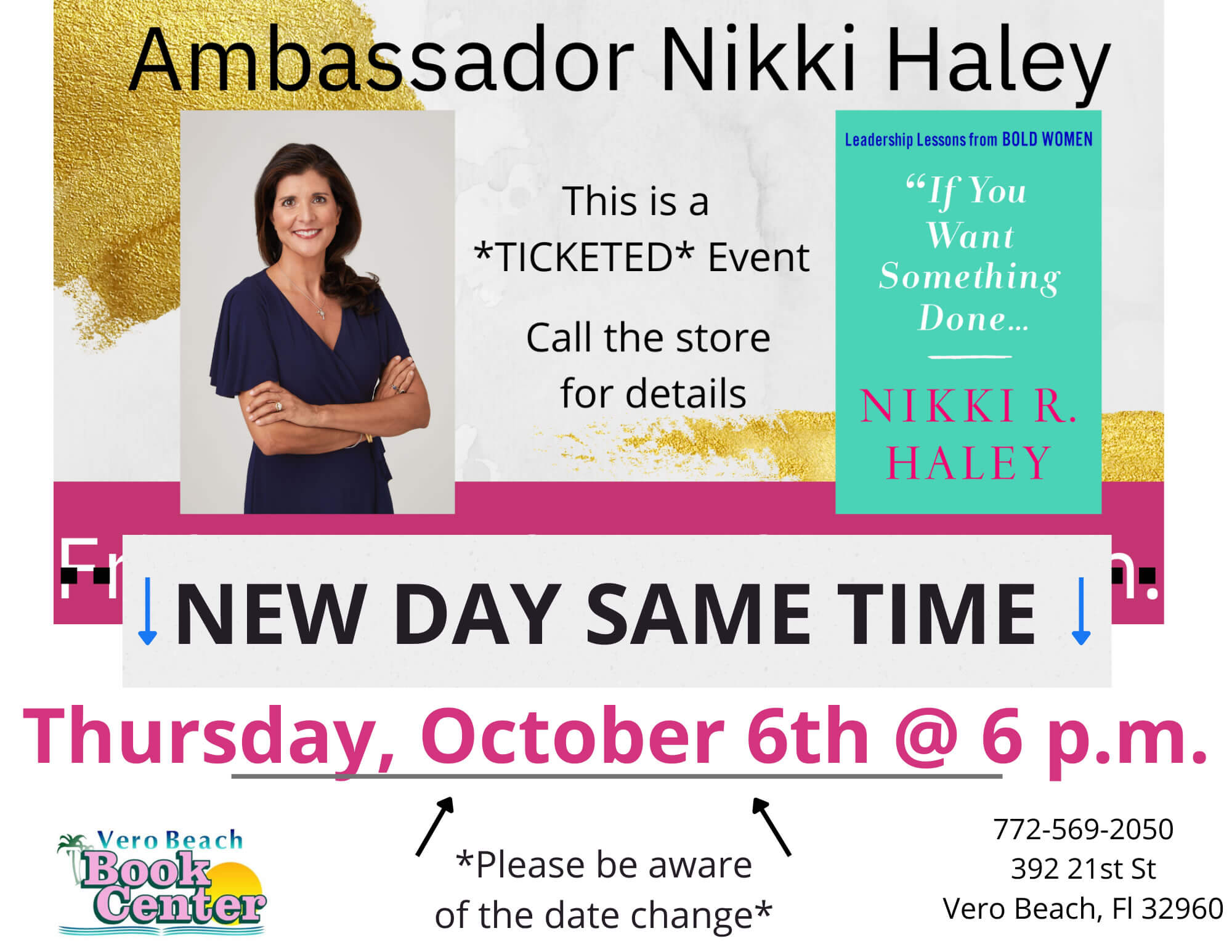 Ambassador Nikki Haley Presenting "If You Want something Done"