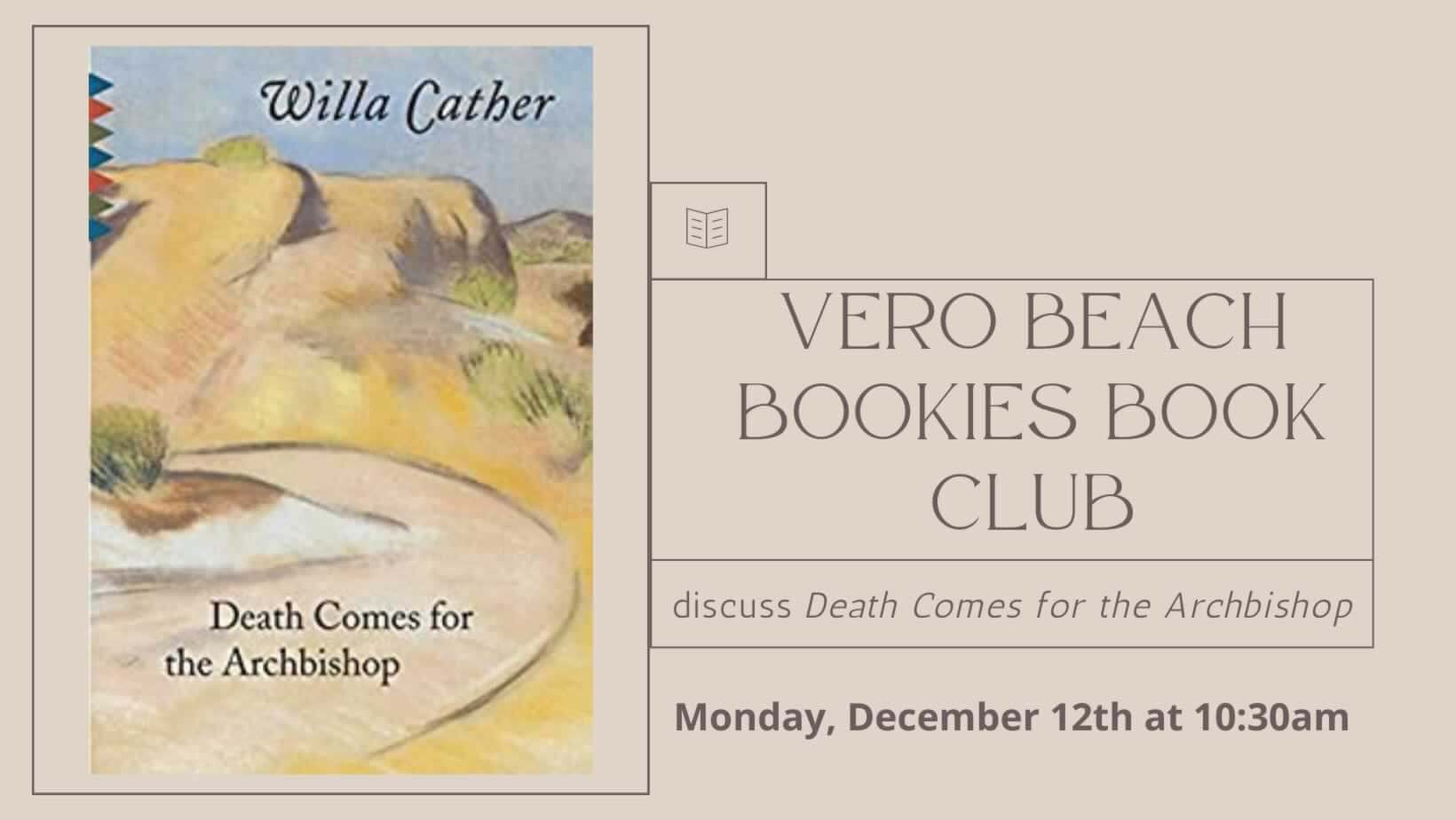 Vero Beach Book Club discusses Death Comes For The Archbishop