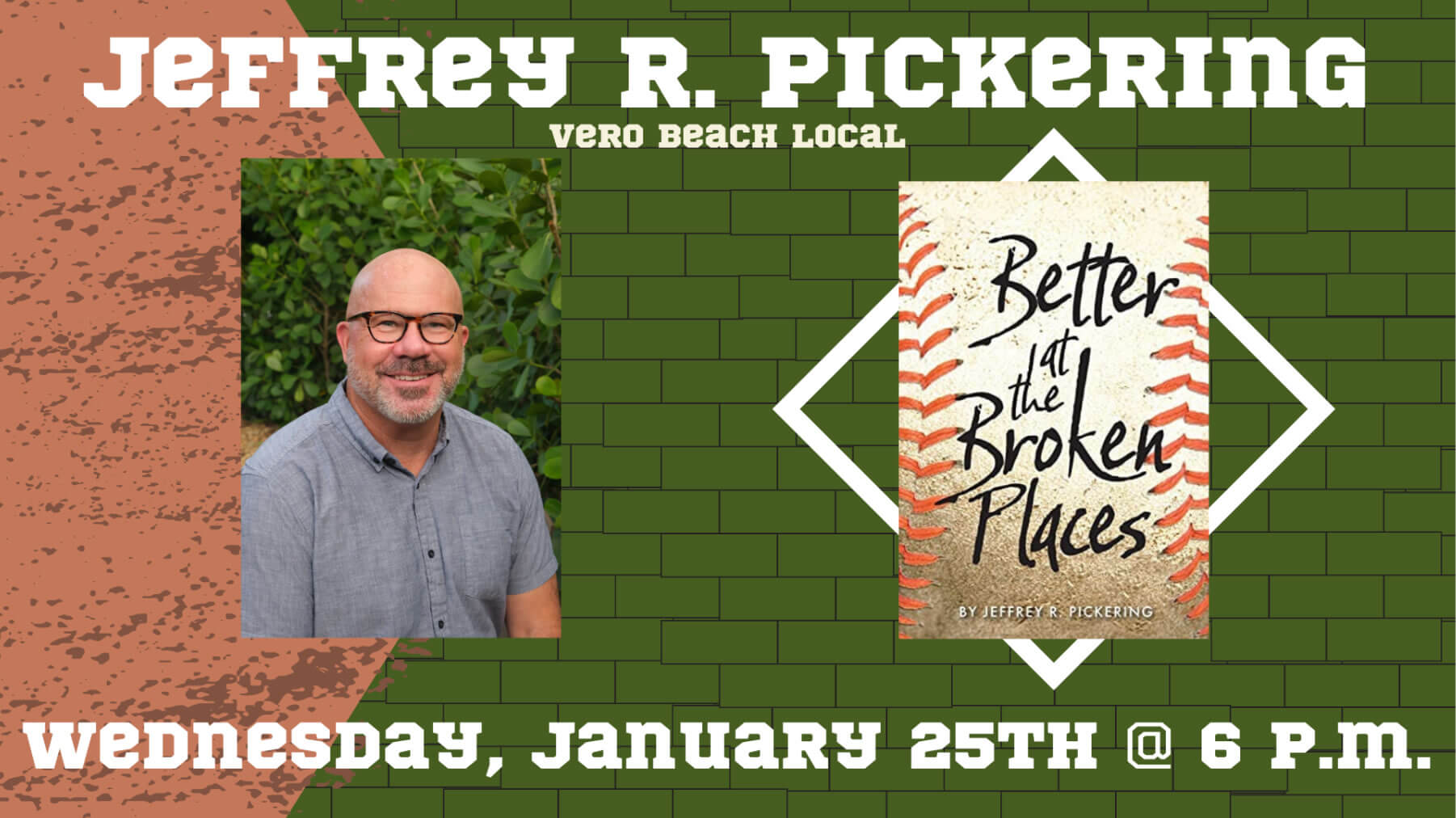 Jeffrey R. Pickering presenting Better At The Broken Places