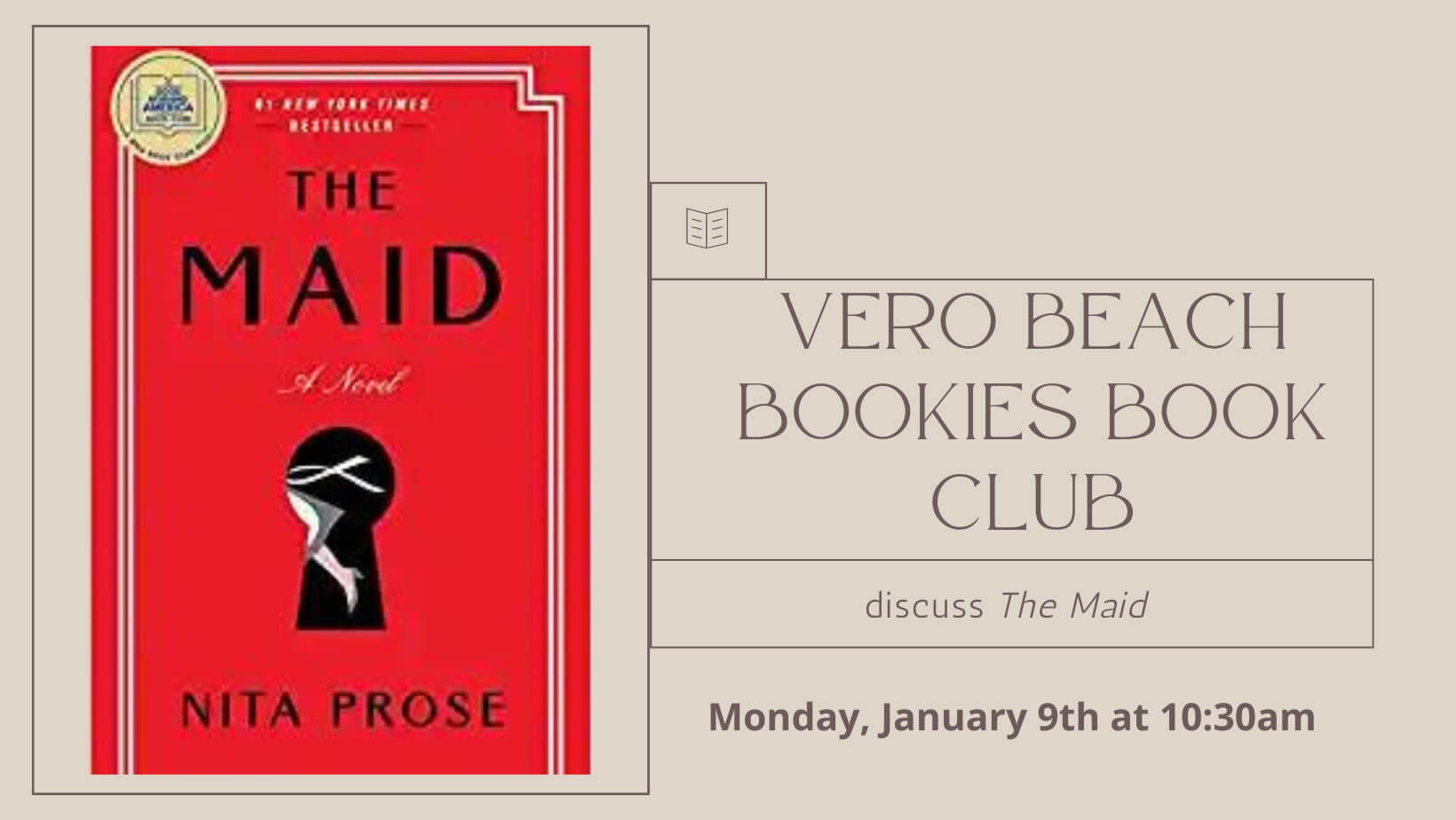 Vero Beach Book Club discusses The Maid